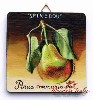 Quadro in legno Pera Spineddu Etna cm 12